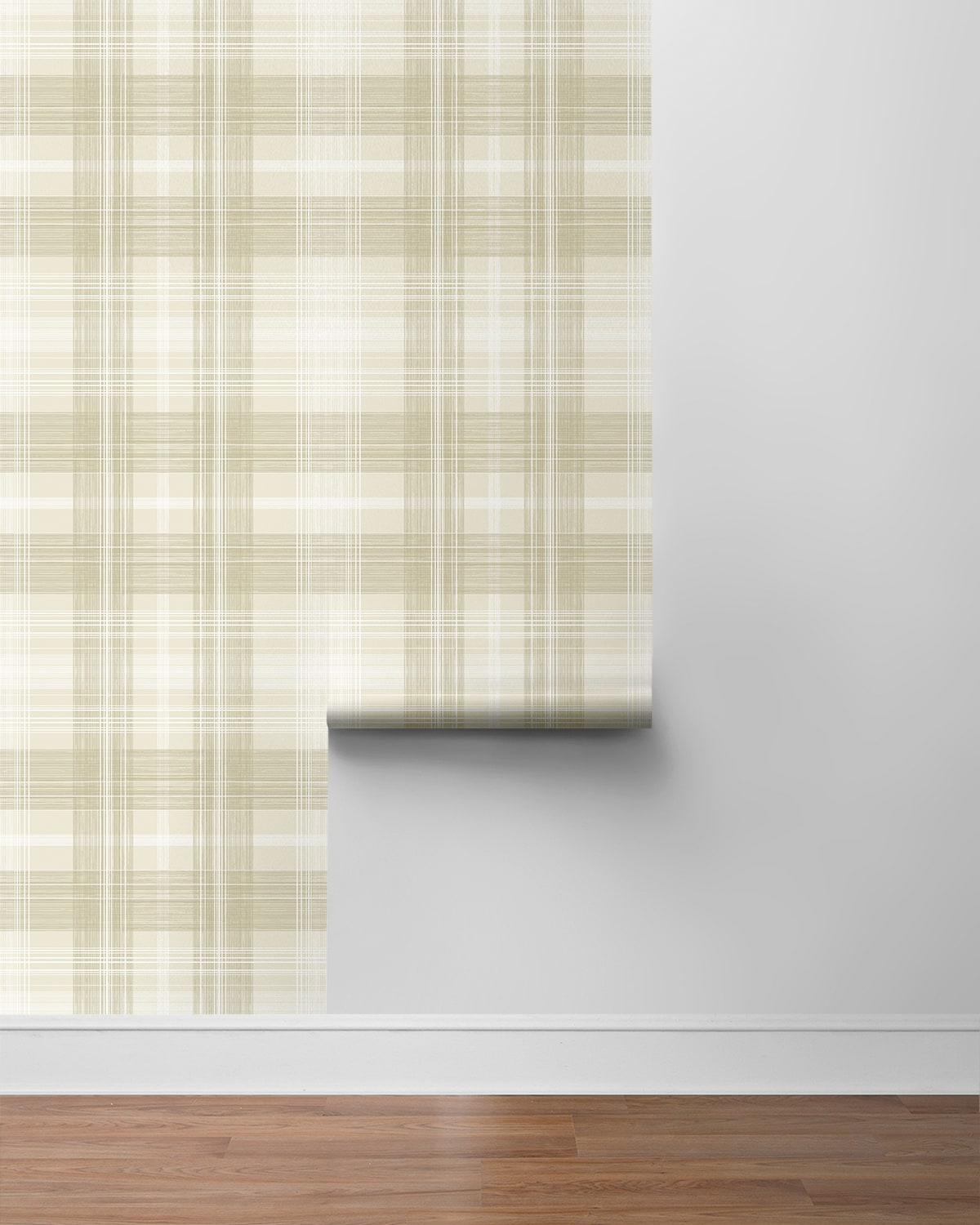 Crossroads Plaid Peel and Stick Removable Wallpaper