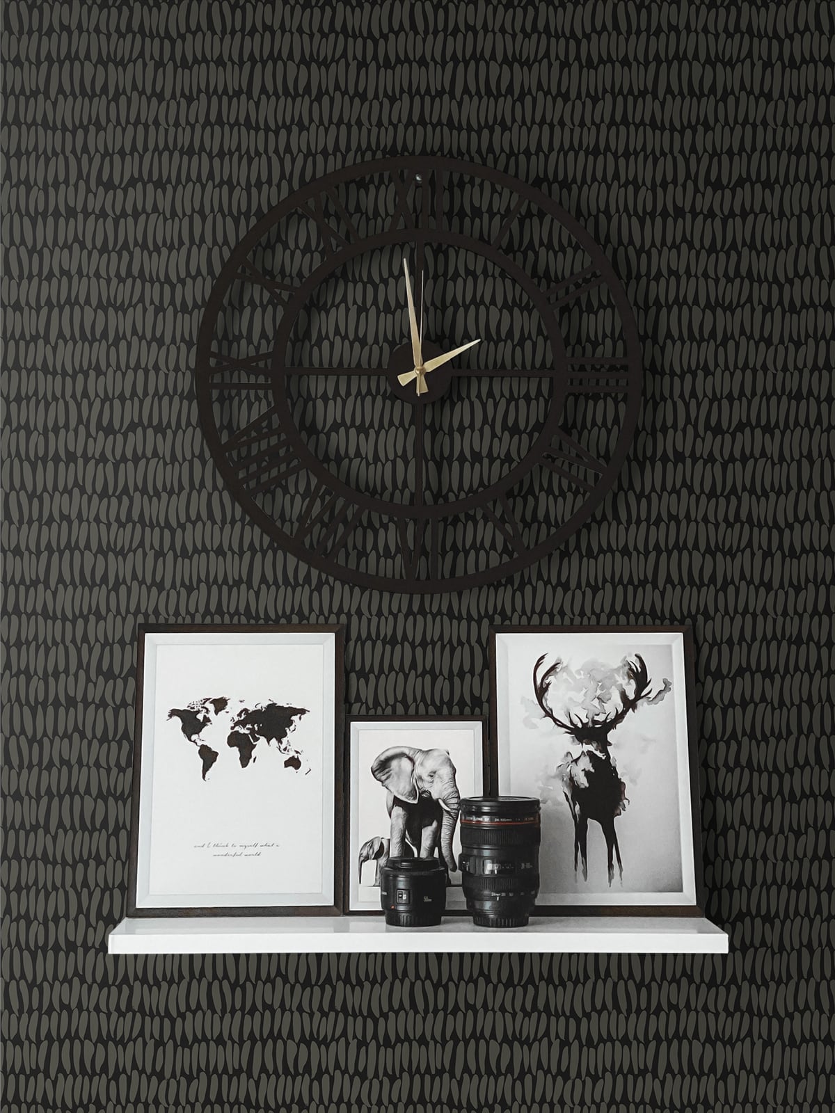 The Simple Life Brushwork Abstract Unpasted Wallpaper
