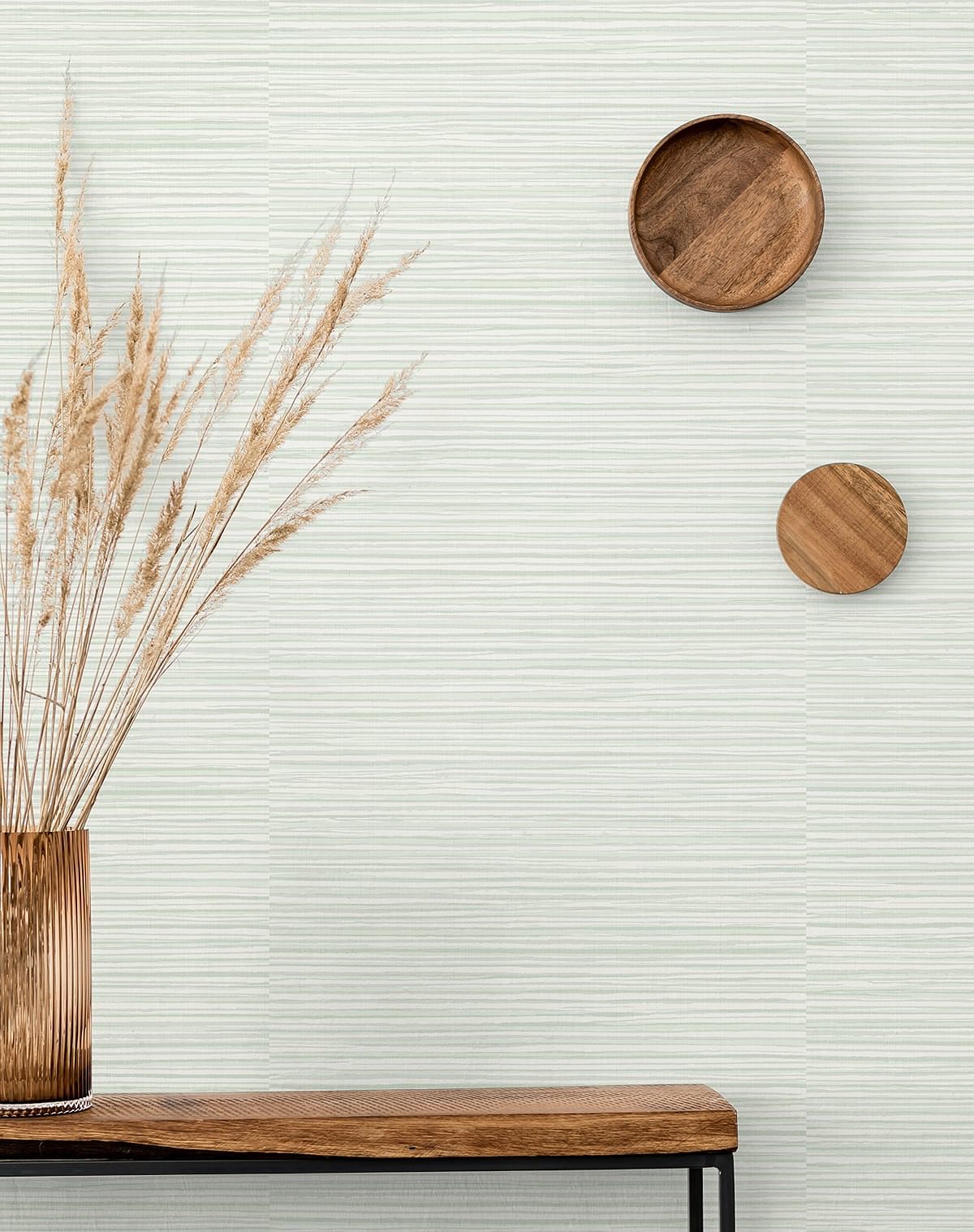 The Simple Life Calm Seas Striped Unpasted Wallpaper