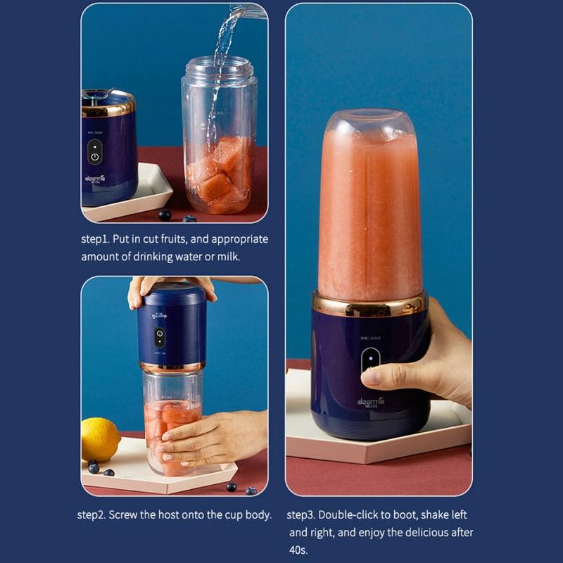 Portable Electric Juicer Blender 300ml