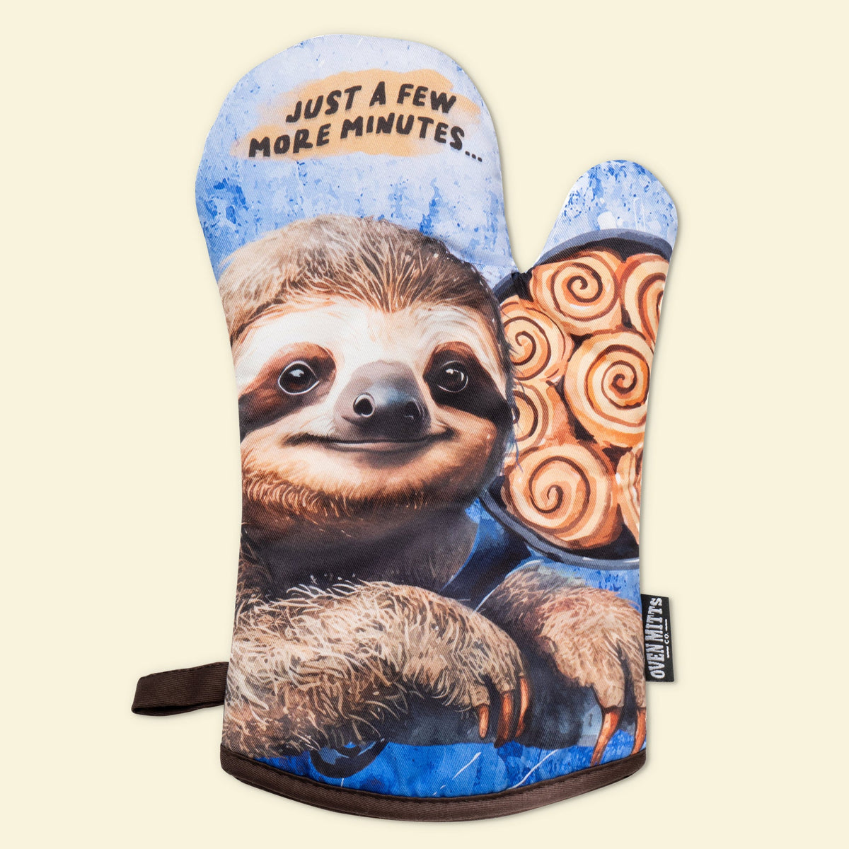 Sloth Just A Few More Minutes Oven Mitts And Potholder Set
