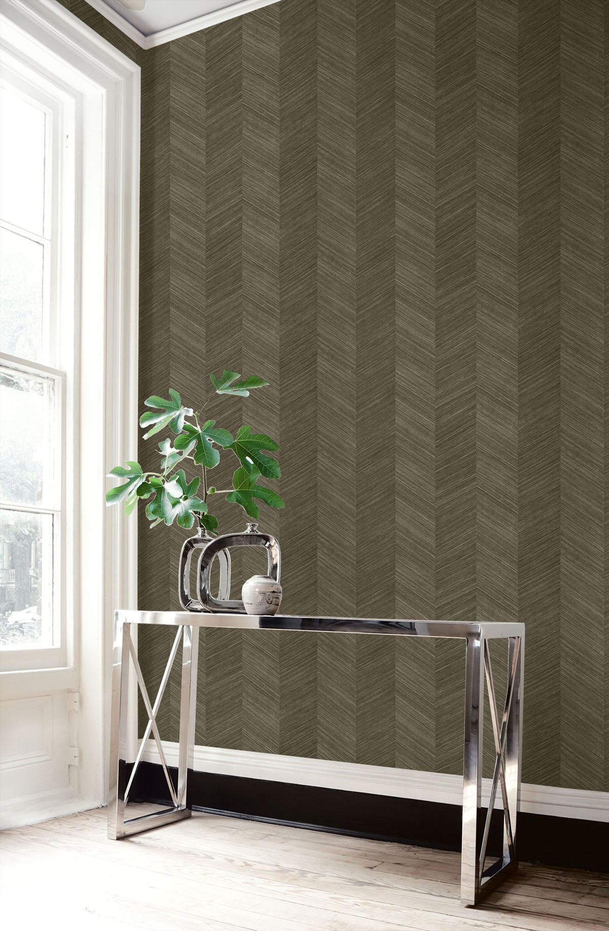 More Textures Chevy Hemp Embossed Vinyl Unpasted Wallpaper