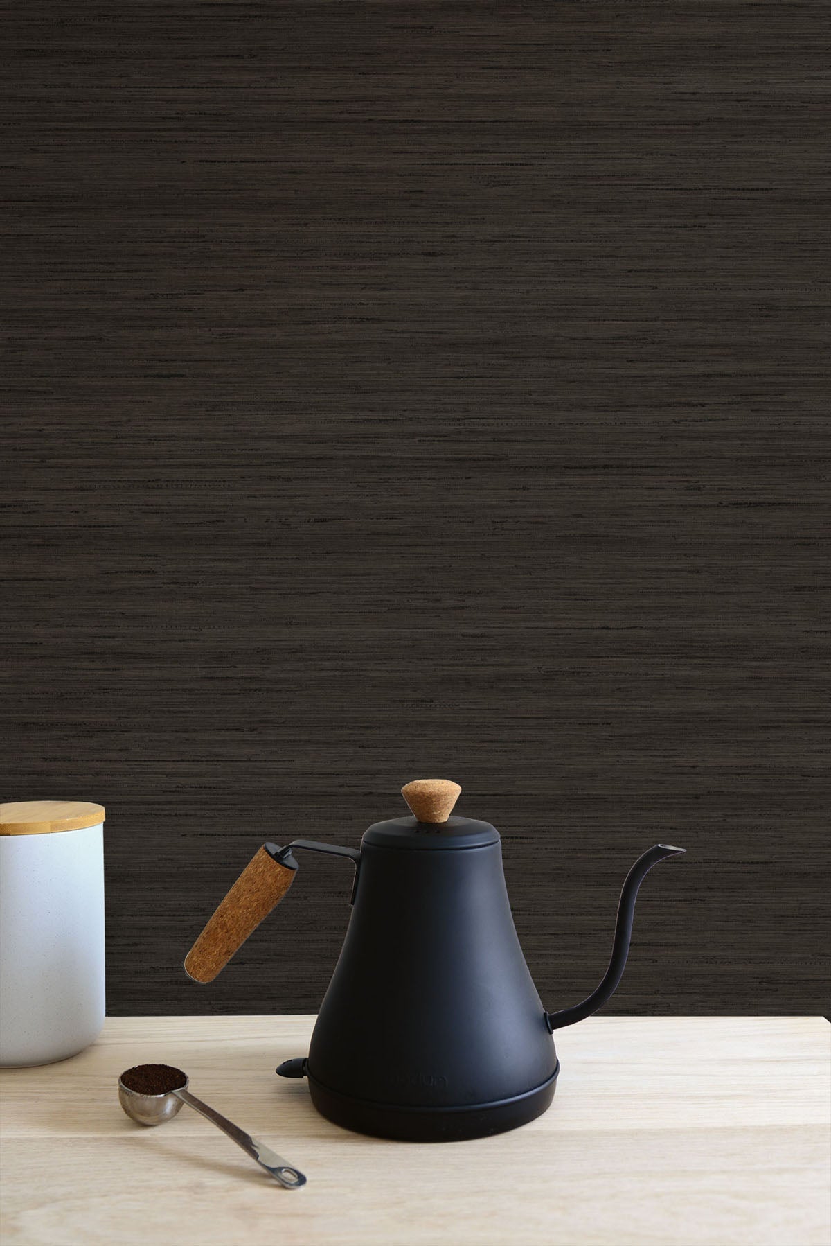More Textures Neutral Shantung Silk Embossed Vinyl Unpasted Wallpaper