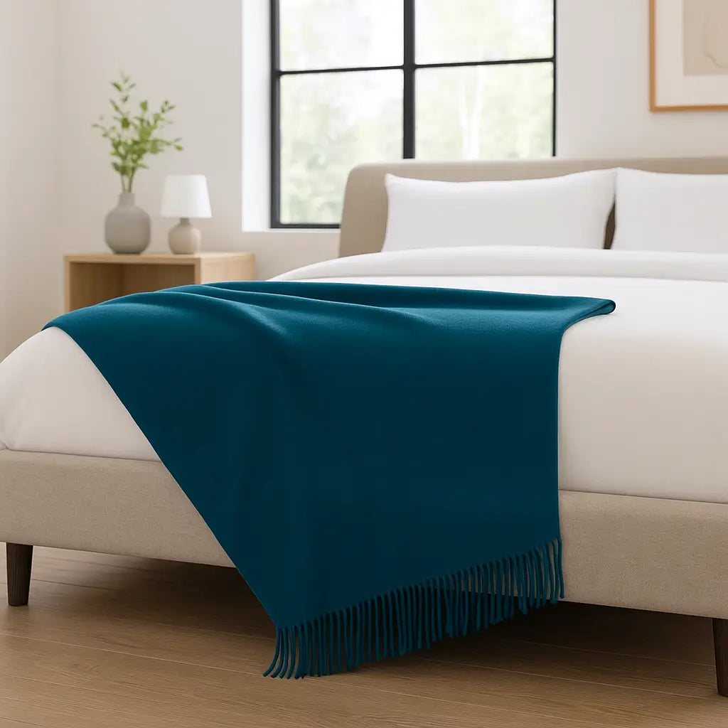 Cashmere Throw Blanket - 55"x74"