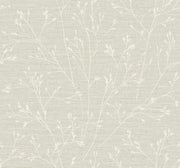 Fibers and Threads Withington Branch Botanical Embossed Vinyl Unpasted Wallpaper