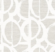 Fibers and Threads Pendelton Abstract Nonwoven Unpasted Wallpaper