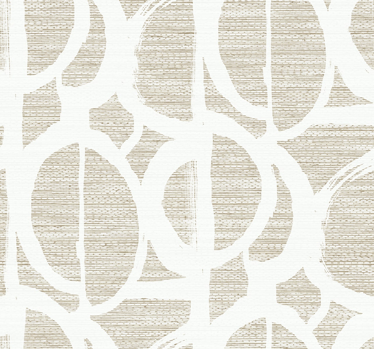 Fibers and Threads Pendelton Abstract Nonwoven Unpasted Wallpaper