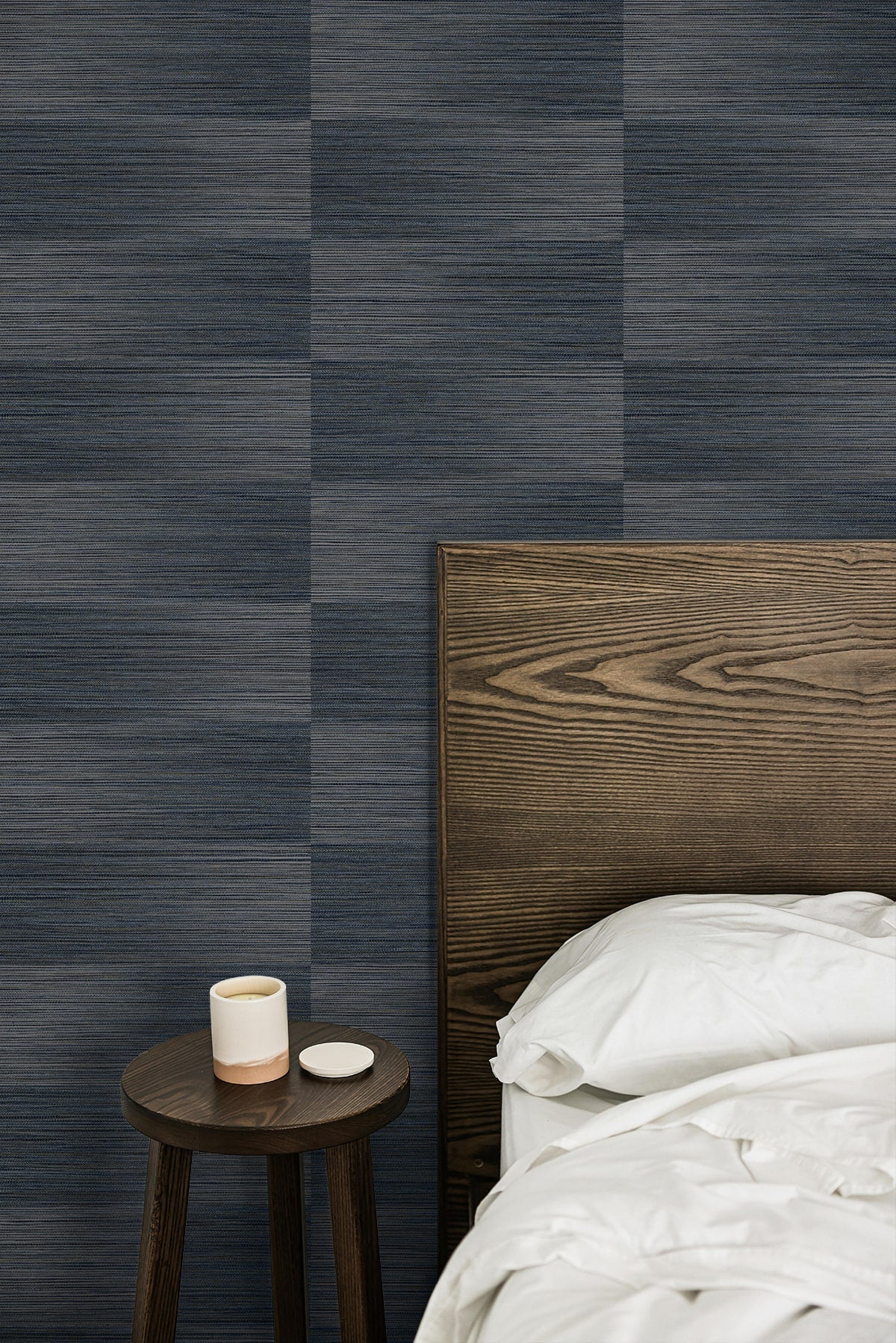 Fibers and Threads Moston Striped Embossed Vinyl Unpasted Wallpaper