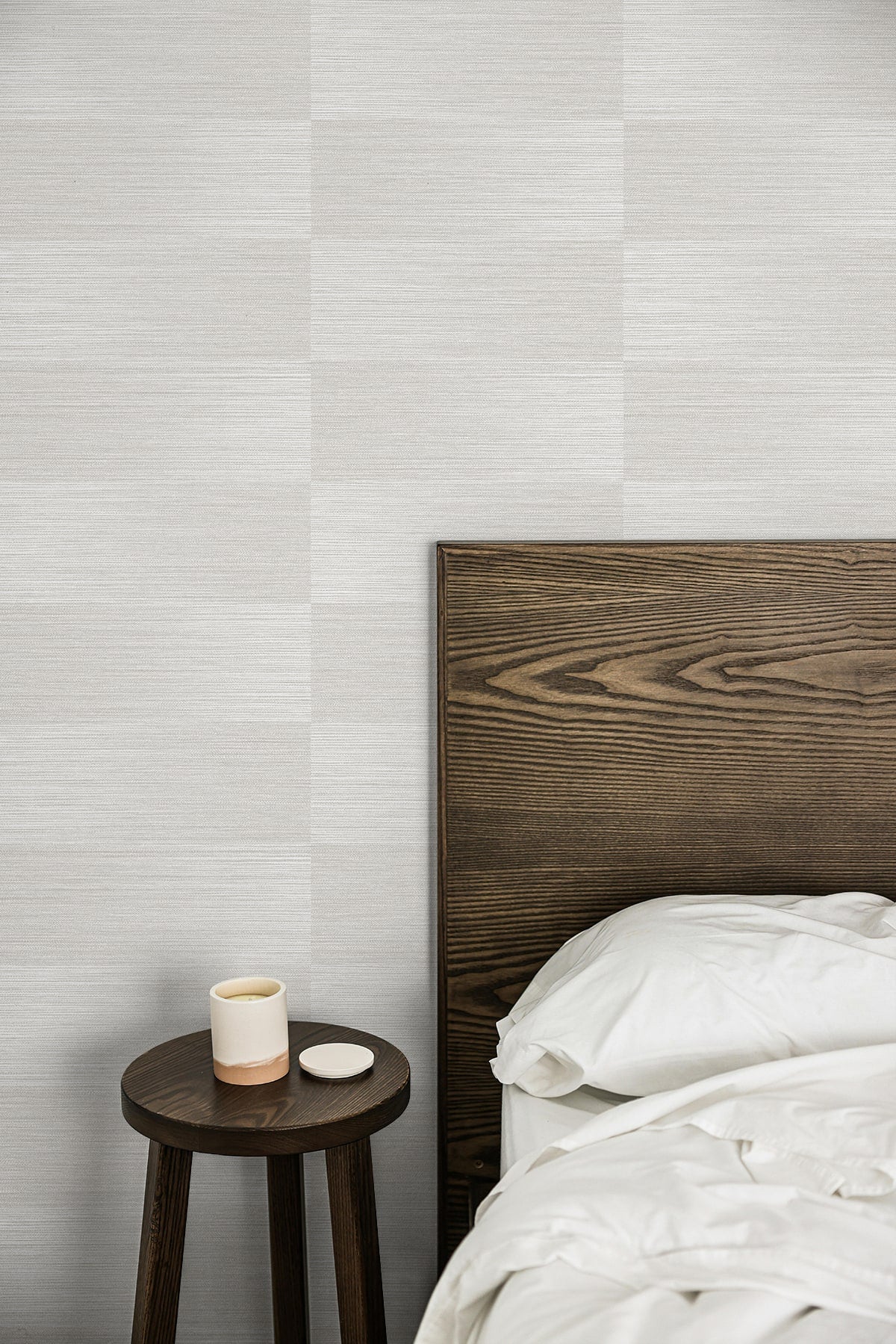 Fibers and Threads Moston Striped Embossed Vinyl Unpasted Wallpaper