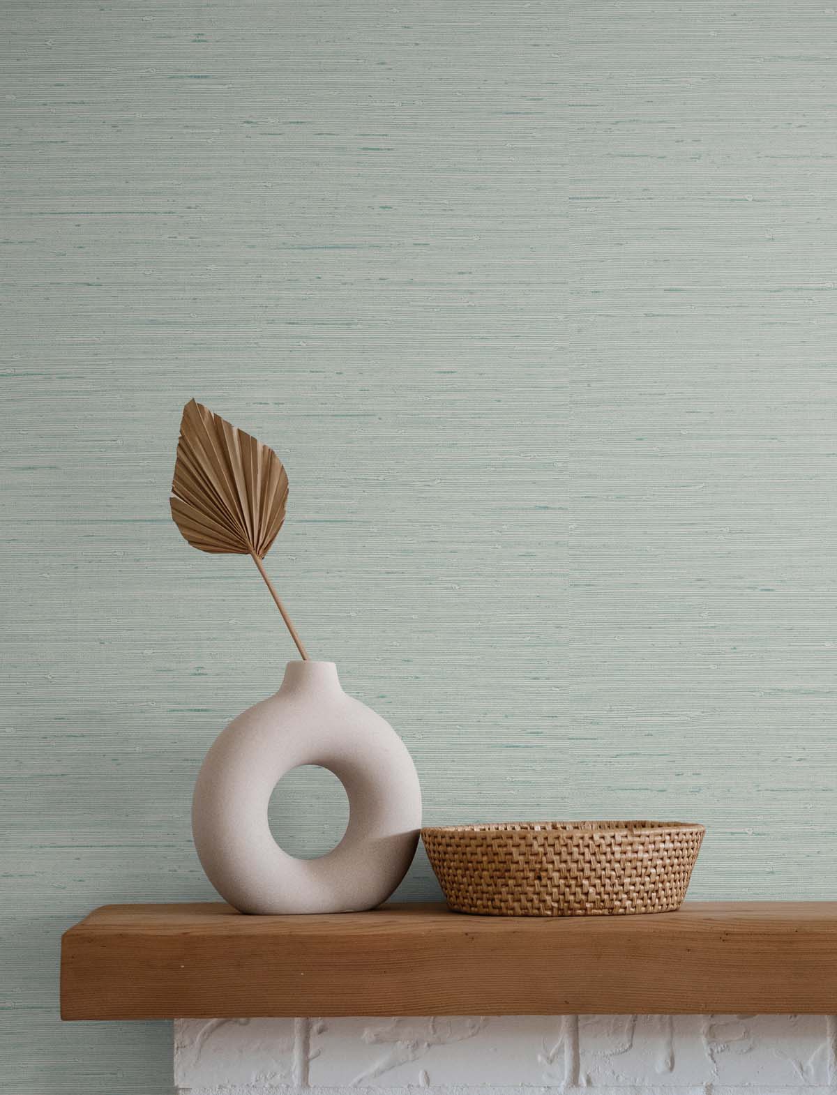 Even More Textures Seahaven Rushcloth Embossed Vinyl Unpasted Wallpaper
