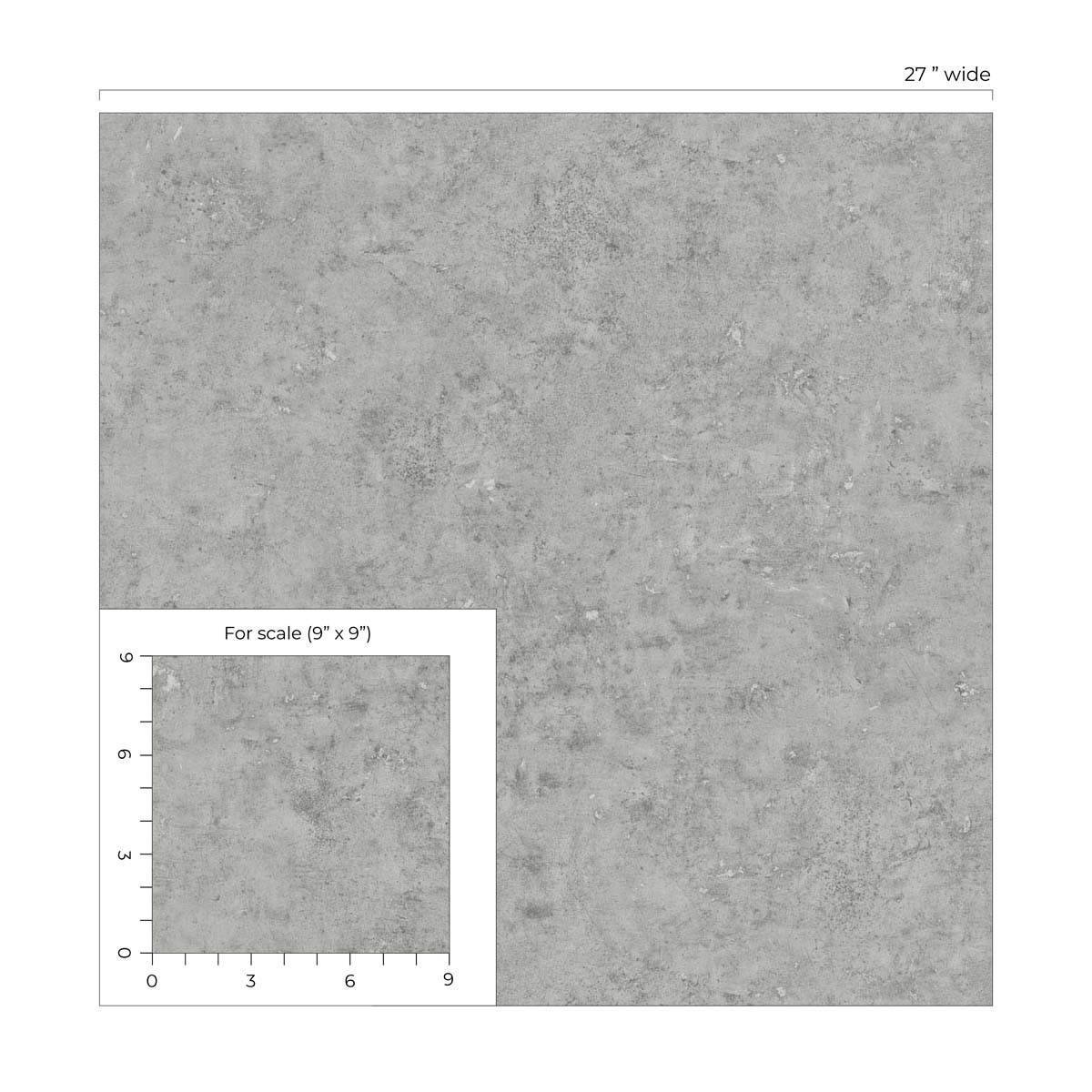Even More Textures Cement Faux Embossed Vinyl Unpasted Wallpaper