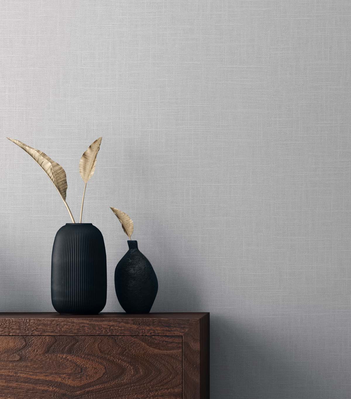 Even More Textures Myrna Linen Embossed Vinyl Unpasted Wallpaper