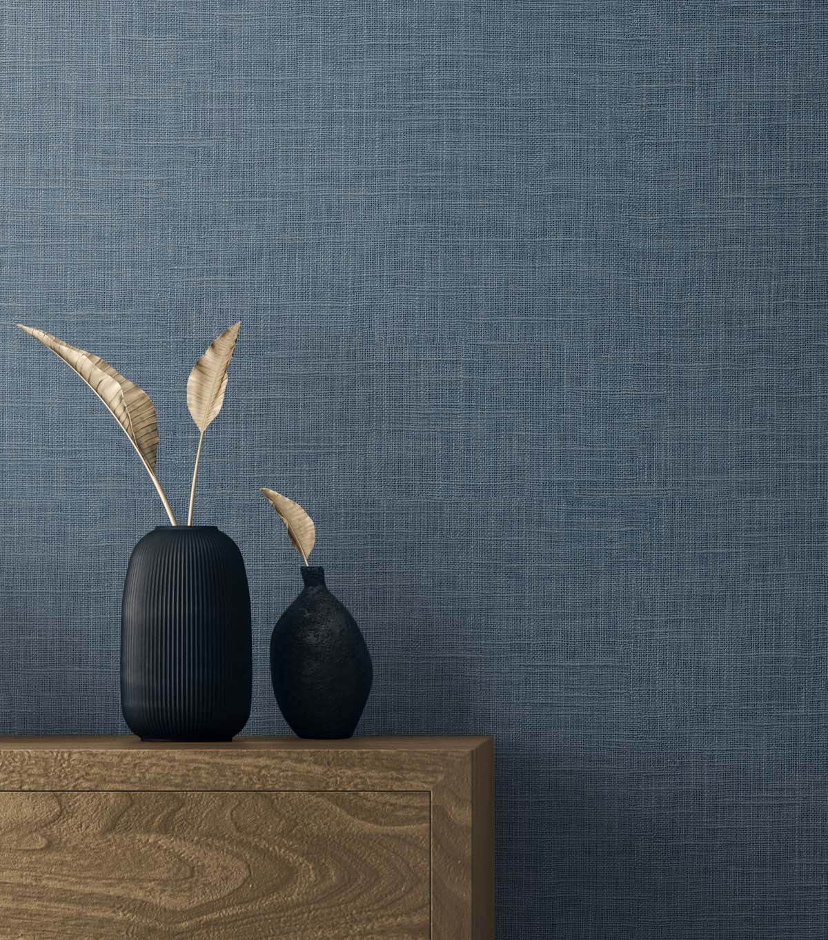 Even More Textures Myrna Linen Embossed Vinyl Unpasted Wallpaper