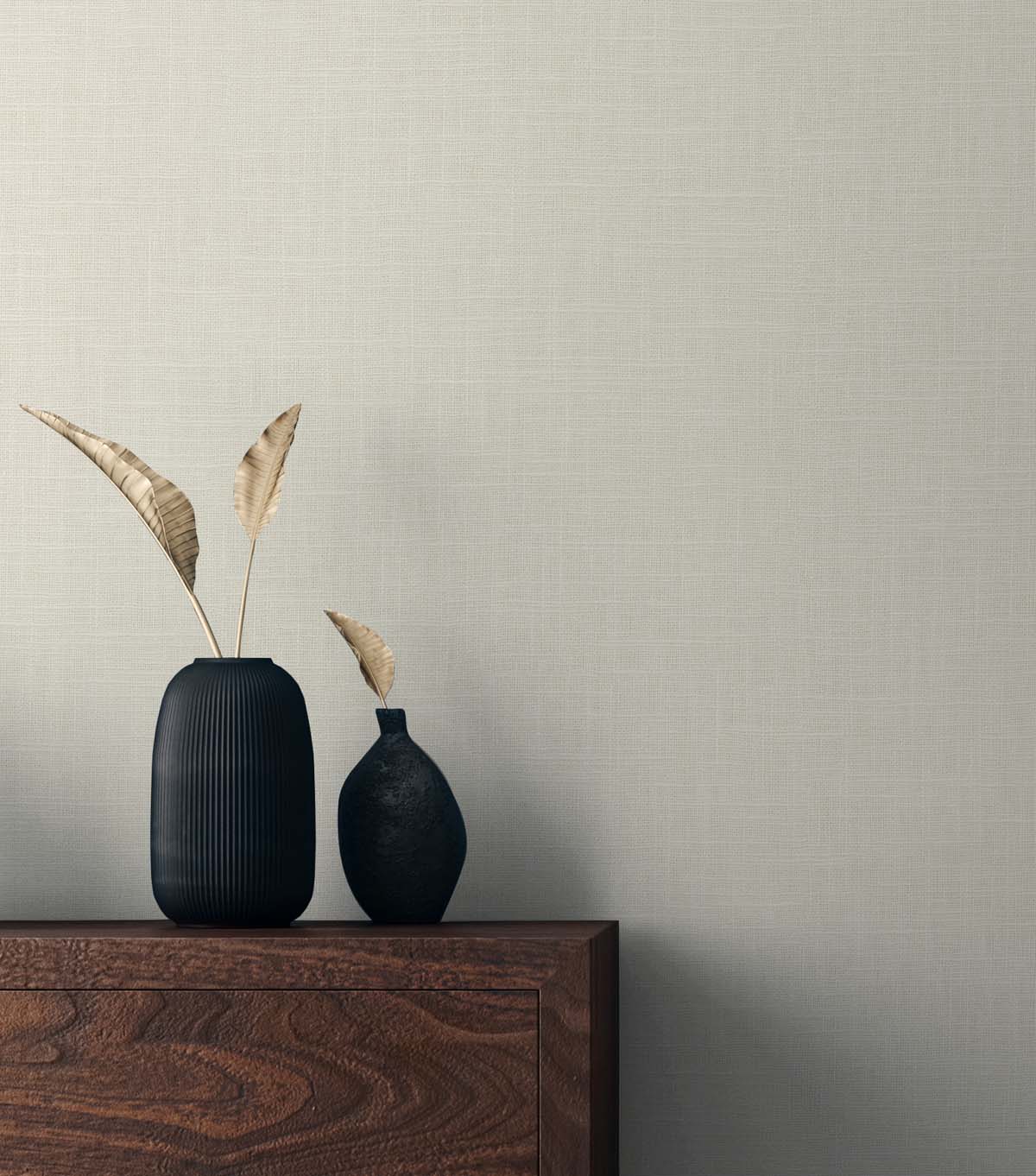 Even More Textures Myrna Linen Embossed Vinyl Unpasted Wallpaper