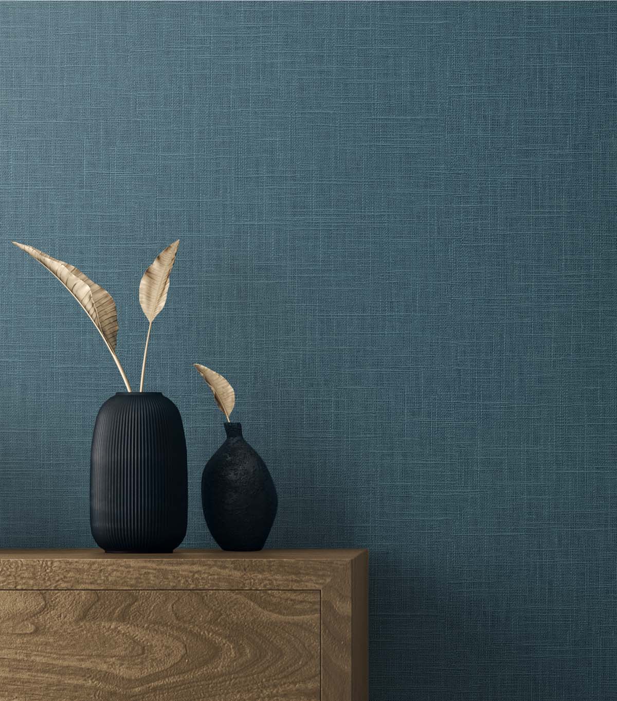 Even More Textures Myrna Linen Embossed Vinyl Unpasted Wallpaper