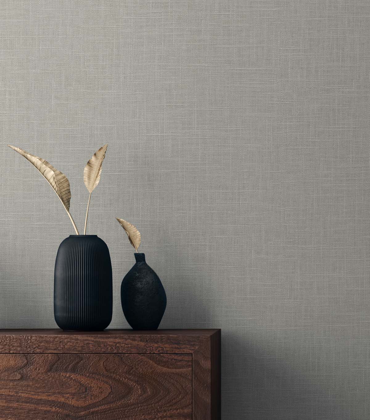 Even More Textures Myrna Linen Embossed Vinyl Unpasted Wallpaper