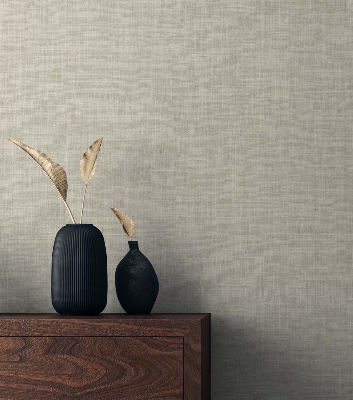 Even More Textures Myrna Linen Embossed Vinyl Unpasted Wallpaper