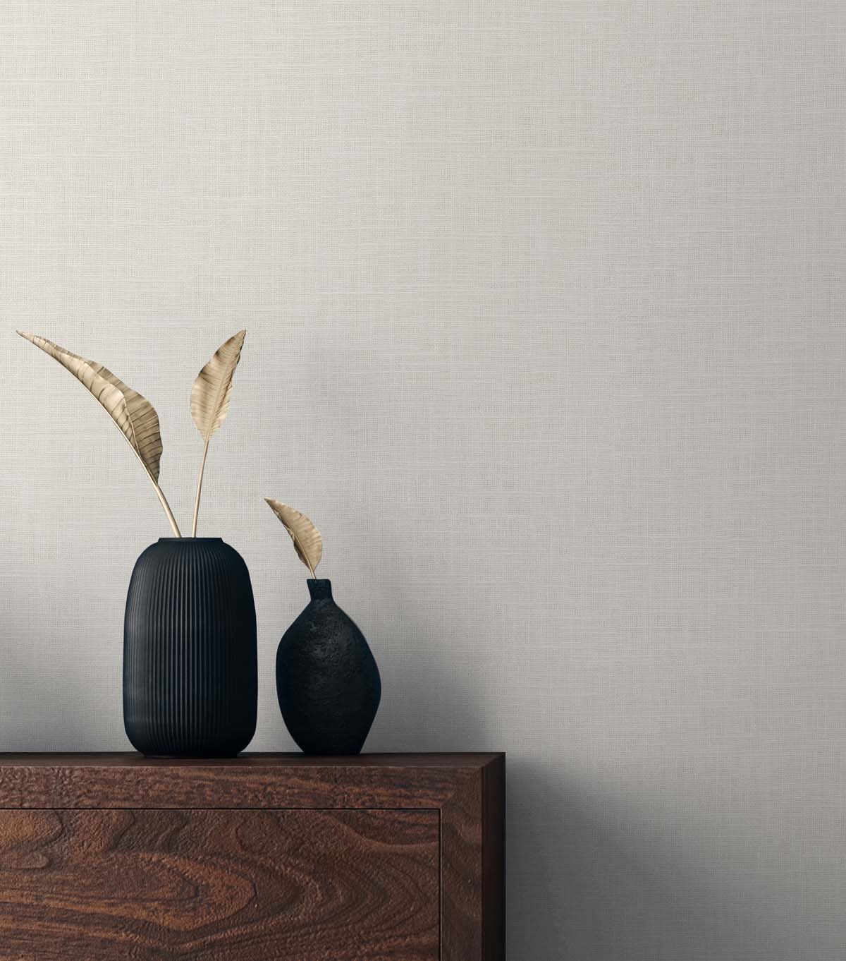 Even More Textures Myrna Linen Embossed Vinyl Unpasted Wallpaper