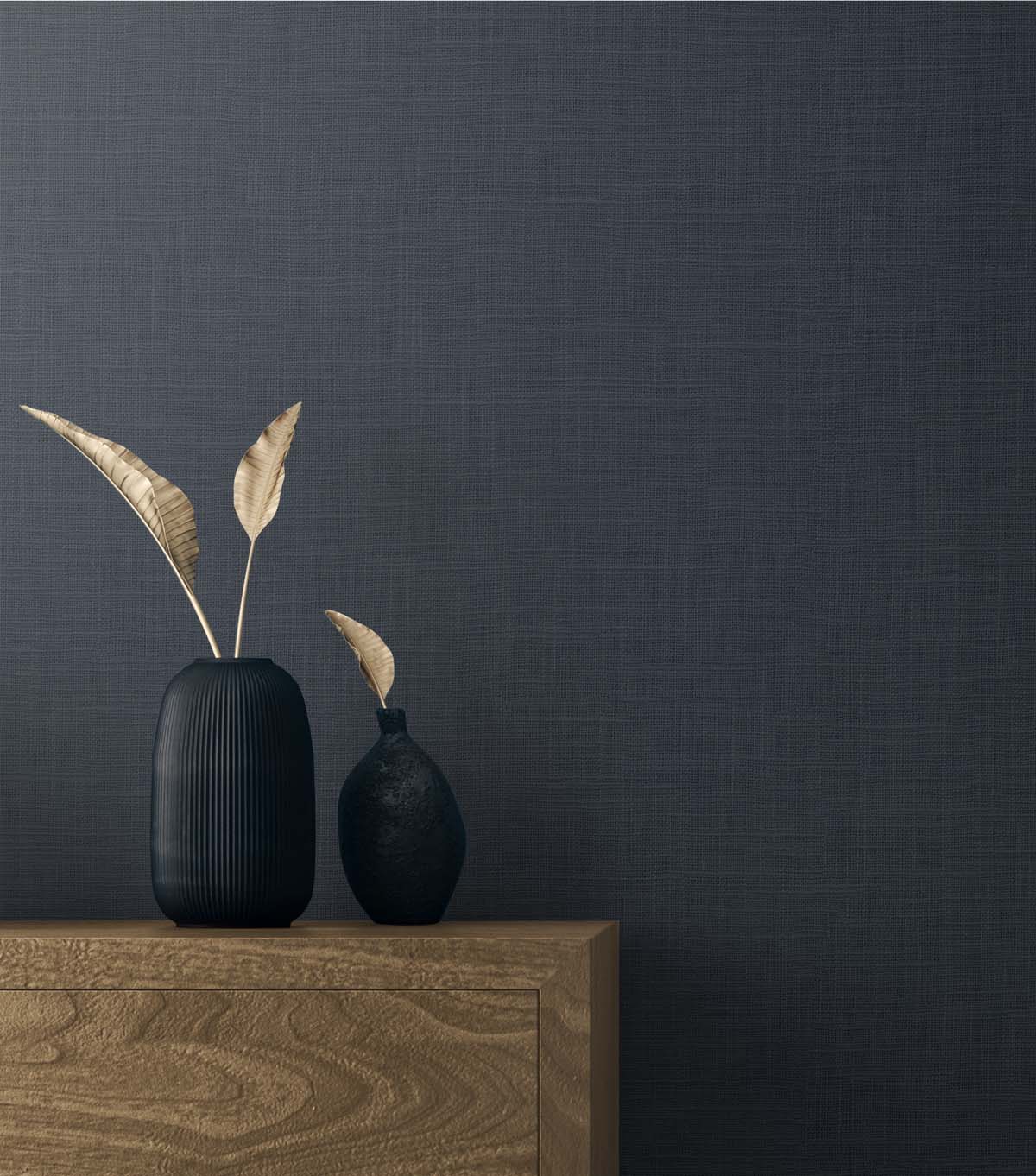 Even More Textures Myrna Linen Embossed Vinyl Unpasted Wallpaper