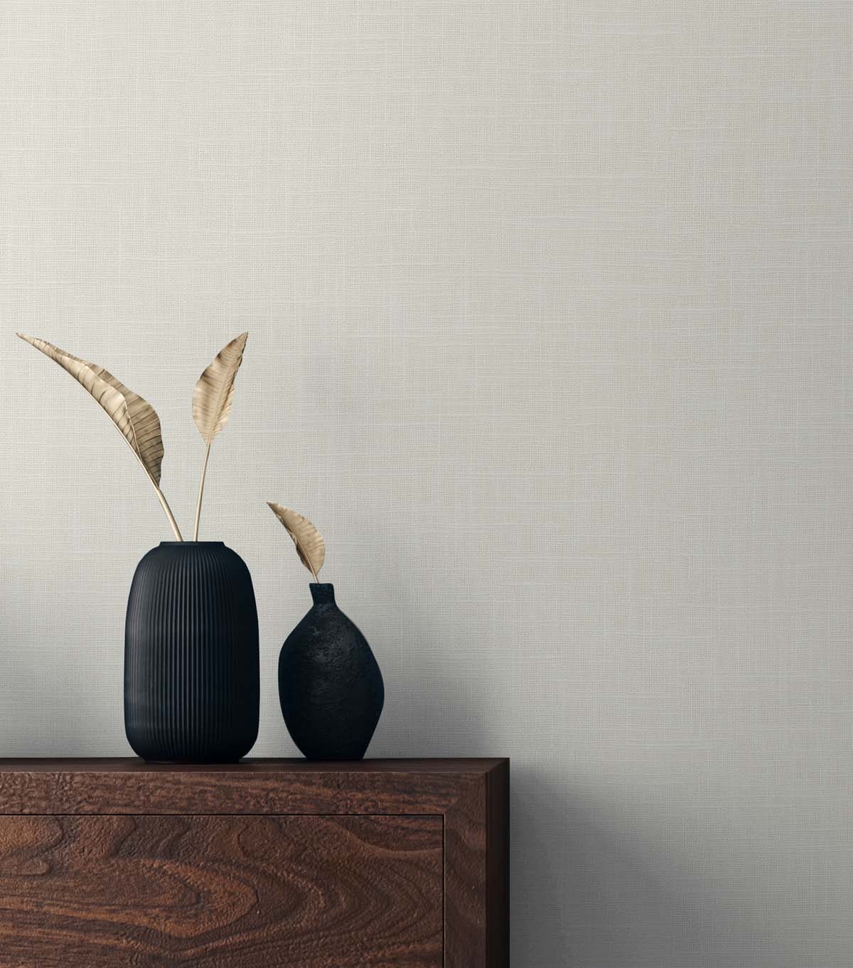 Even More Textures Myrna Linen Embossed Vinyl Unpasted Wallpaper