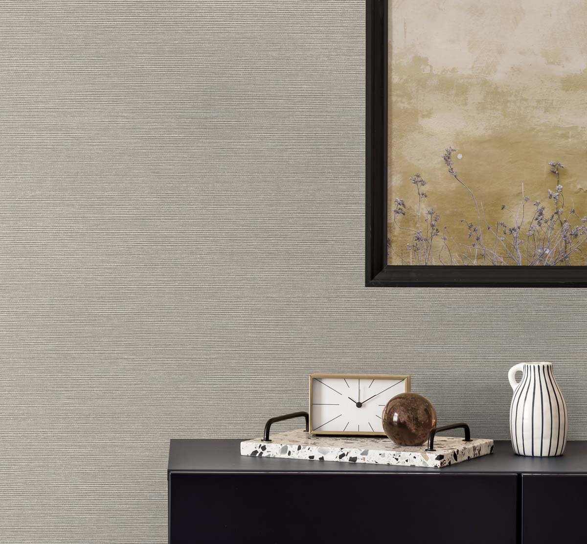 Even More Textures Seawave Faux Sisal Embossed Vinyl Unpasted Wallpaper
