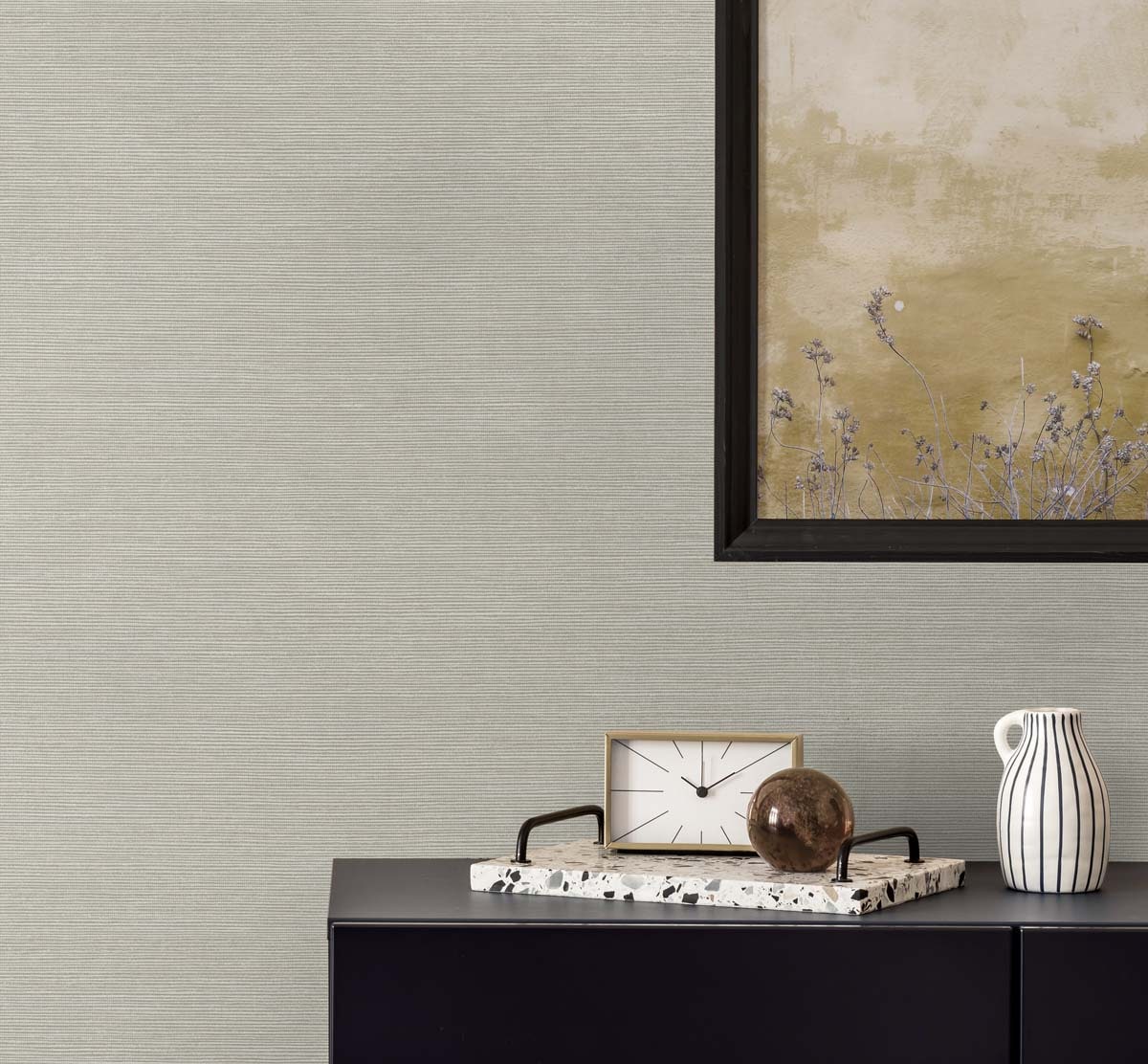 Even More Textures Seawave Faux Sisal Embossed Vinyl Unpasted Wallpaper