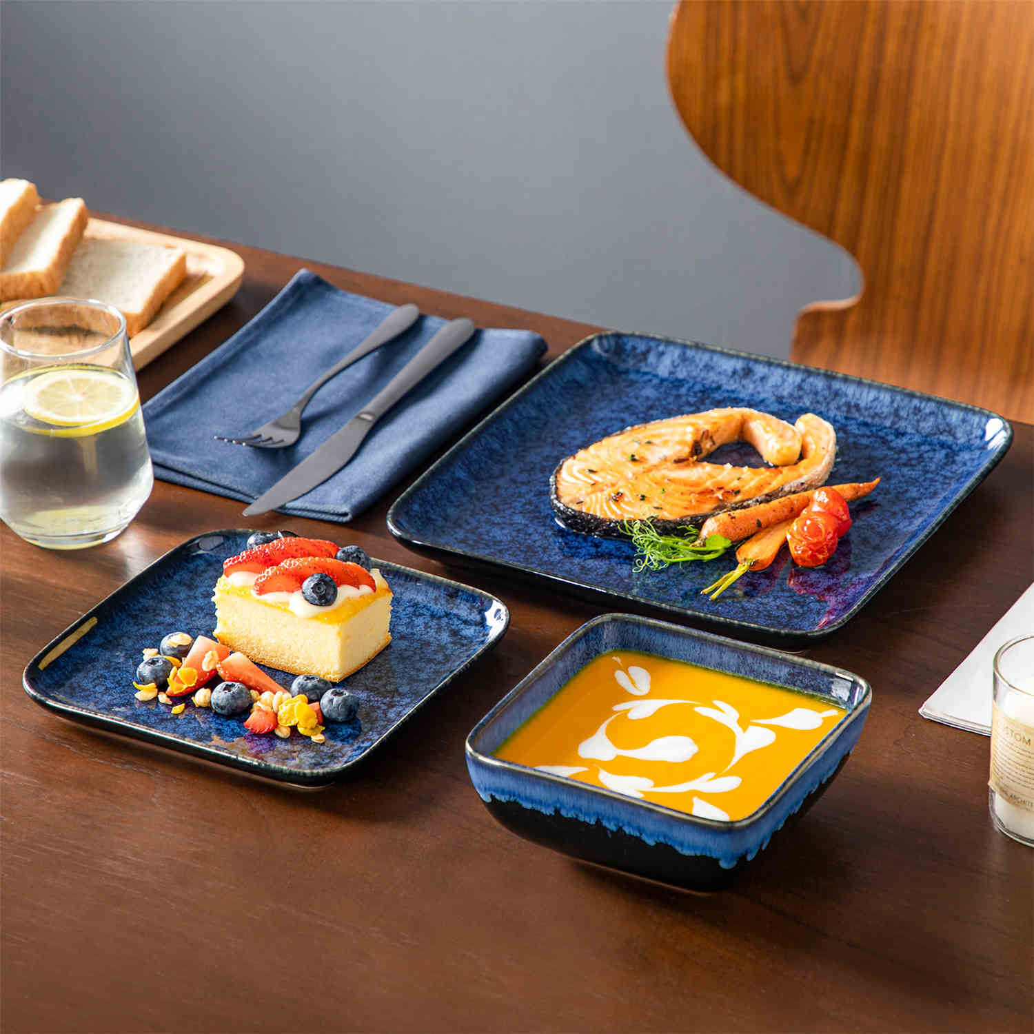 Stern 12 Piece Dinnerware Set
