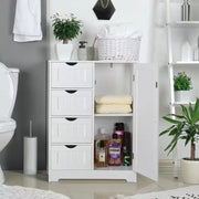 Farmhouse 4-Drawer Bathroom Linen Cabinet