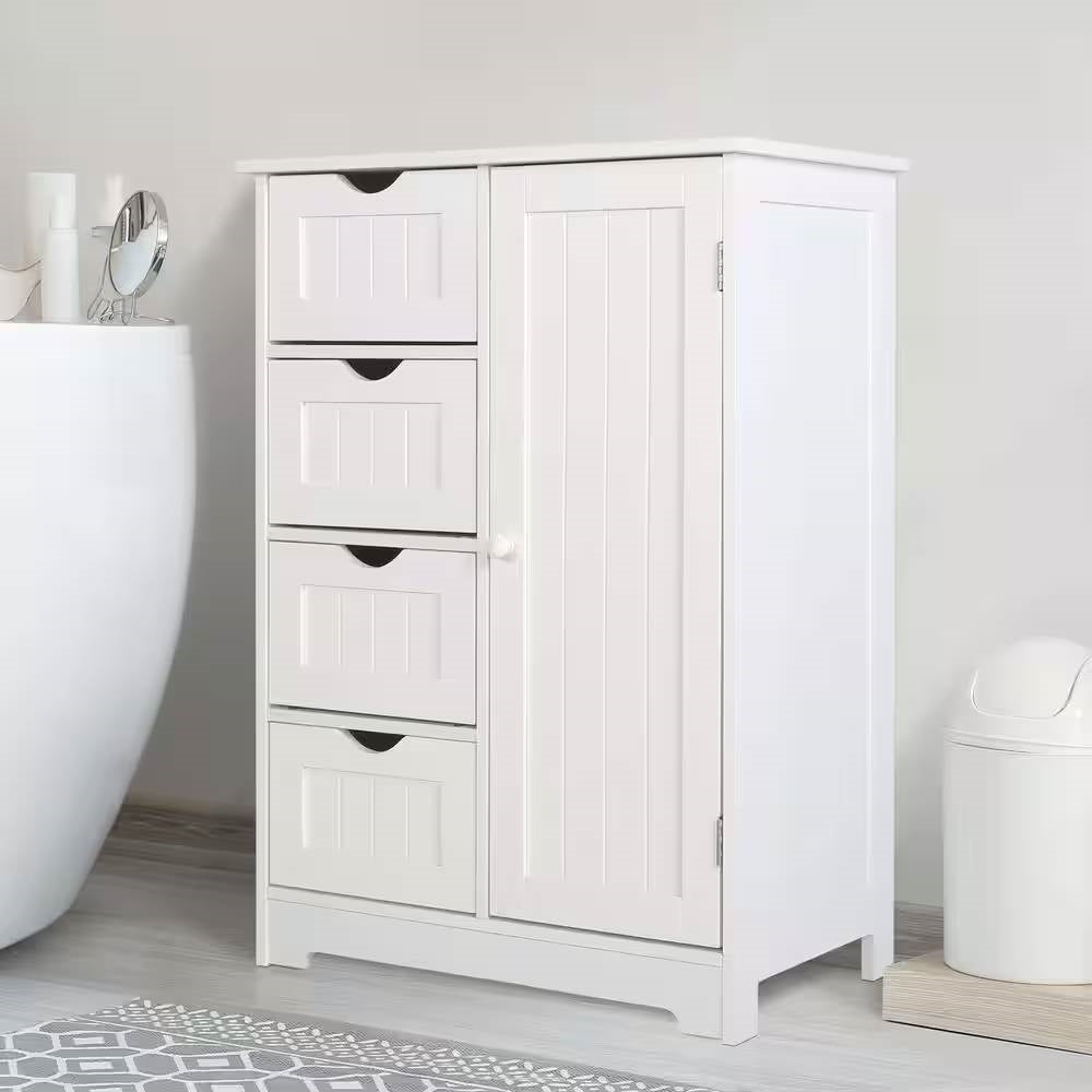 Farmhouse 4-Drawer Bathroom Linen Cabinet