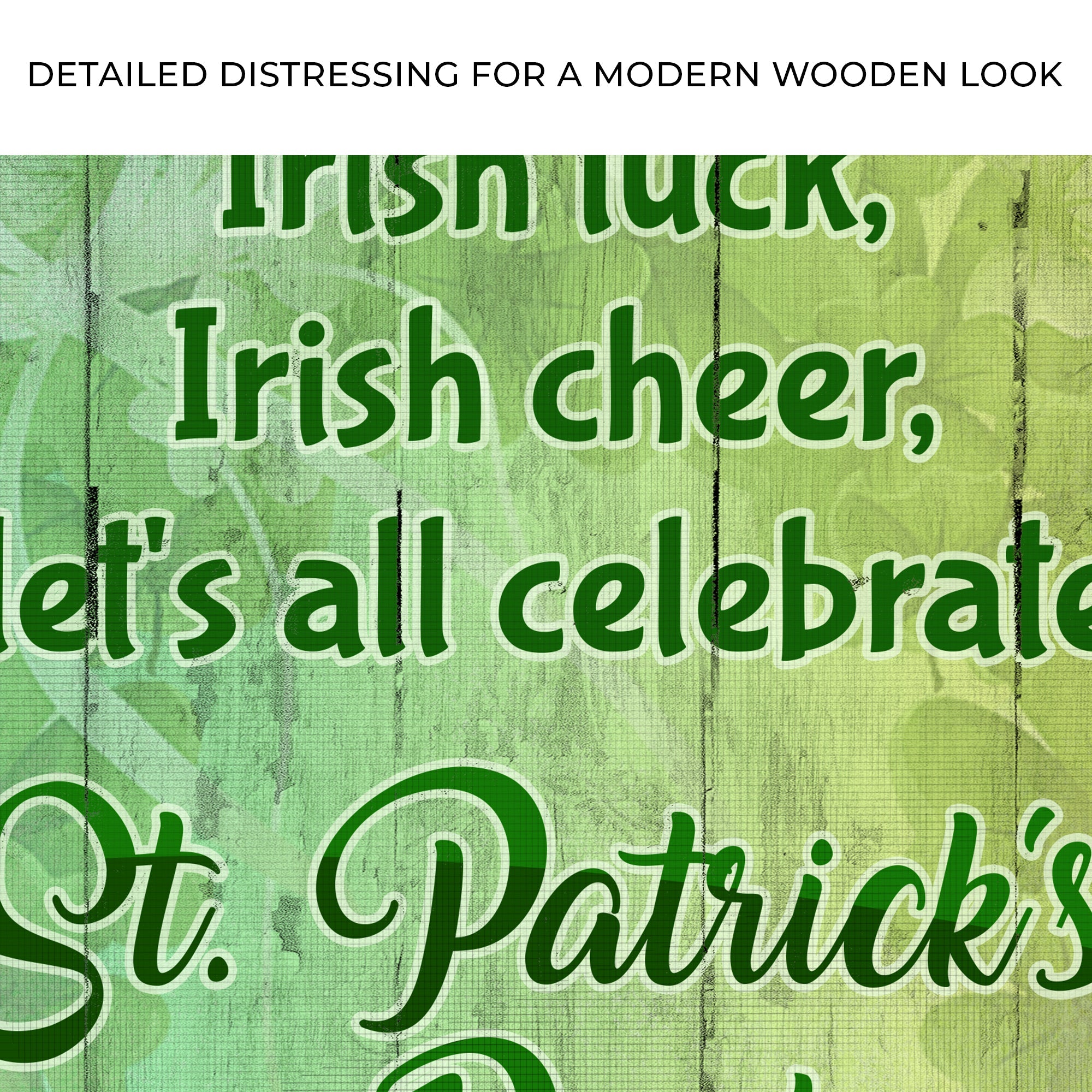Irish Luck, Irish Cheer  St. Patrick's Day This Year Sign