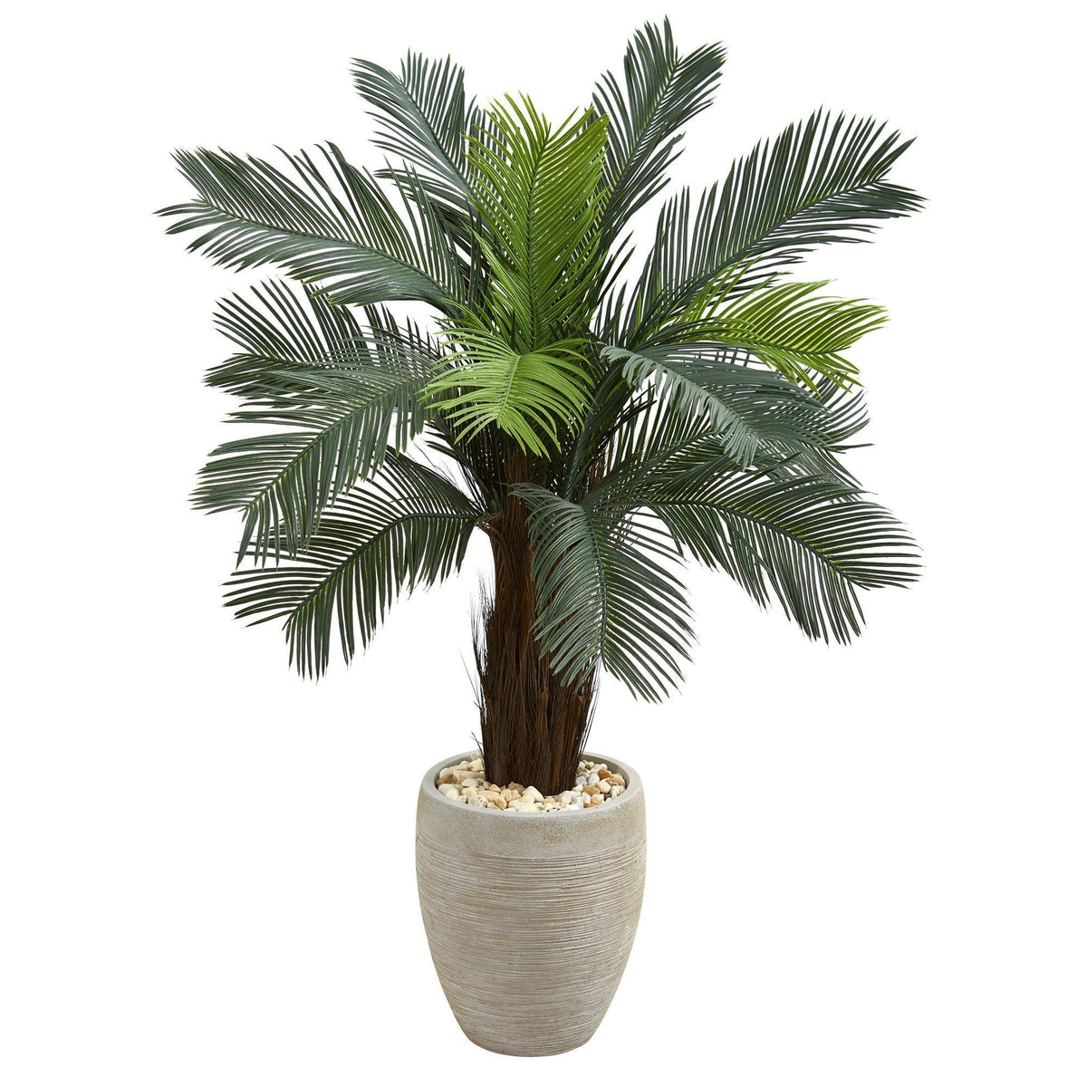 4.5’ Cycas Artificial Tree in Oval Planter