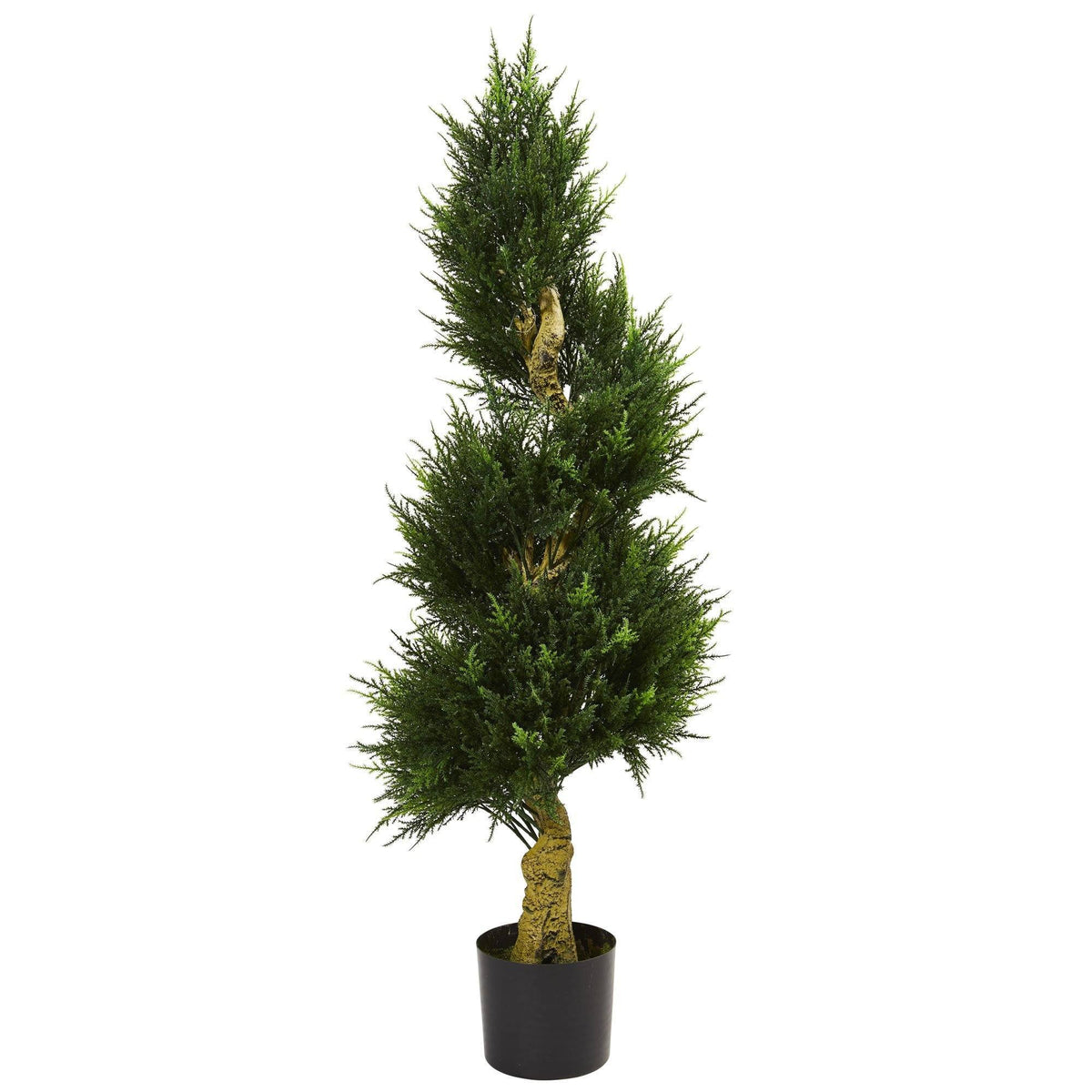 4.5' Spiral Cypress Artificial Tree UV Resistant