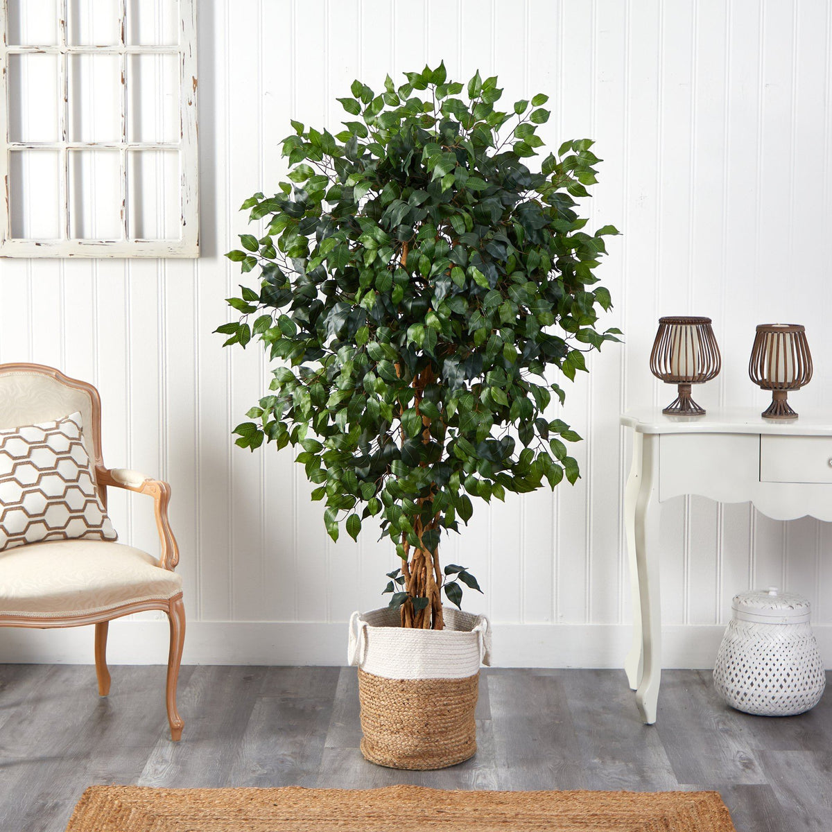 5.5’ Palace Ficus Artificial Tree with in Planter