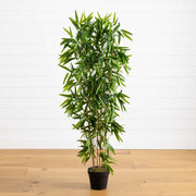 57” Bamboo Artificial Tree (Real Touch) UV Resistant