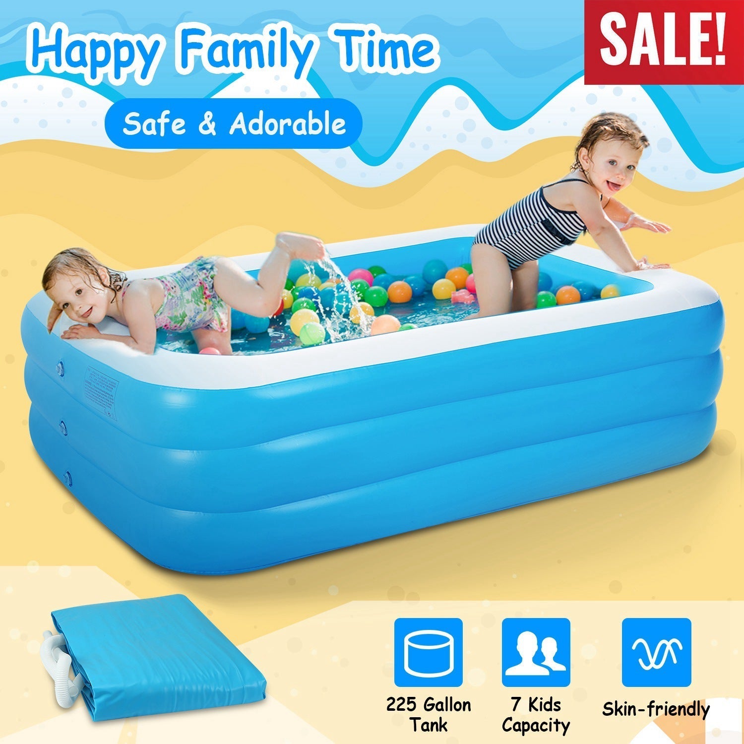 Inflatable Swimming Pools for Family