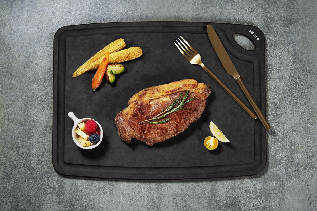 Classic Series 2-In-1 Set Cutting Board - (Black + Natural)