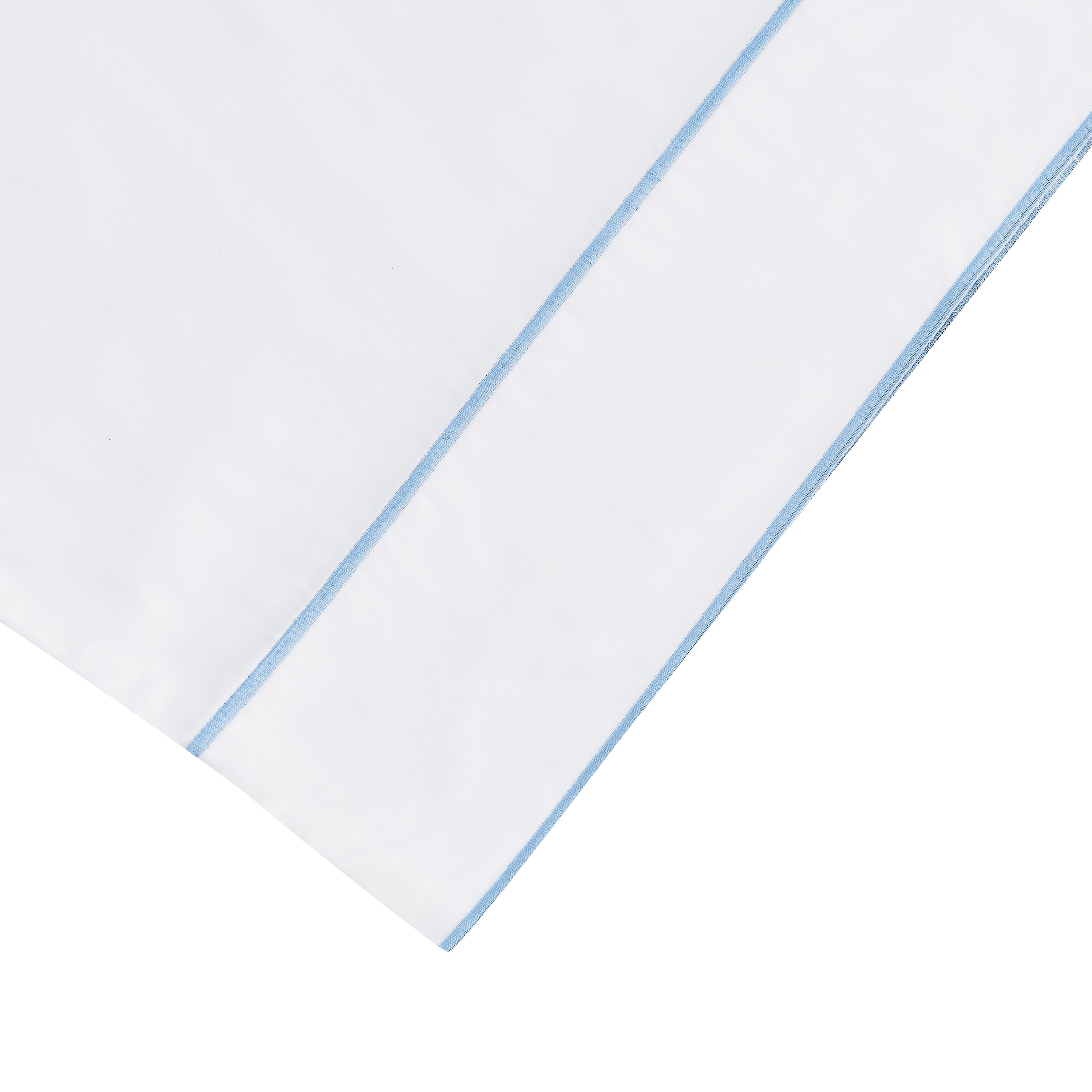 600 Thread Framed Sateen Embroidered Cotton Pillowcase Pair