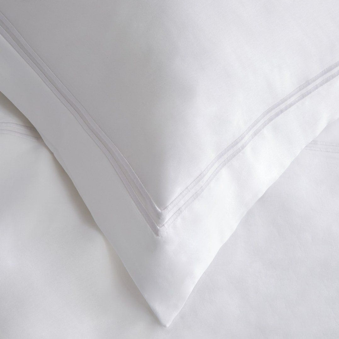 Border Stripe Embroidered Duvet Set