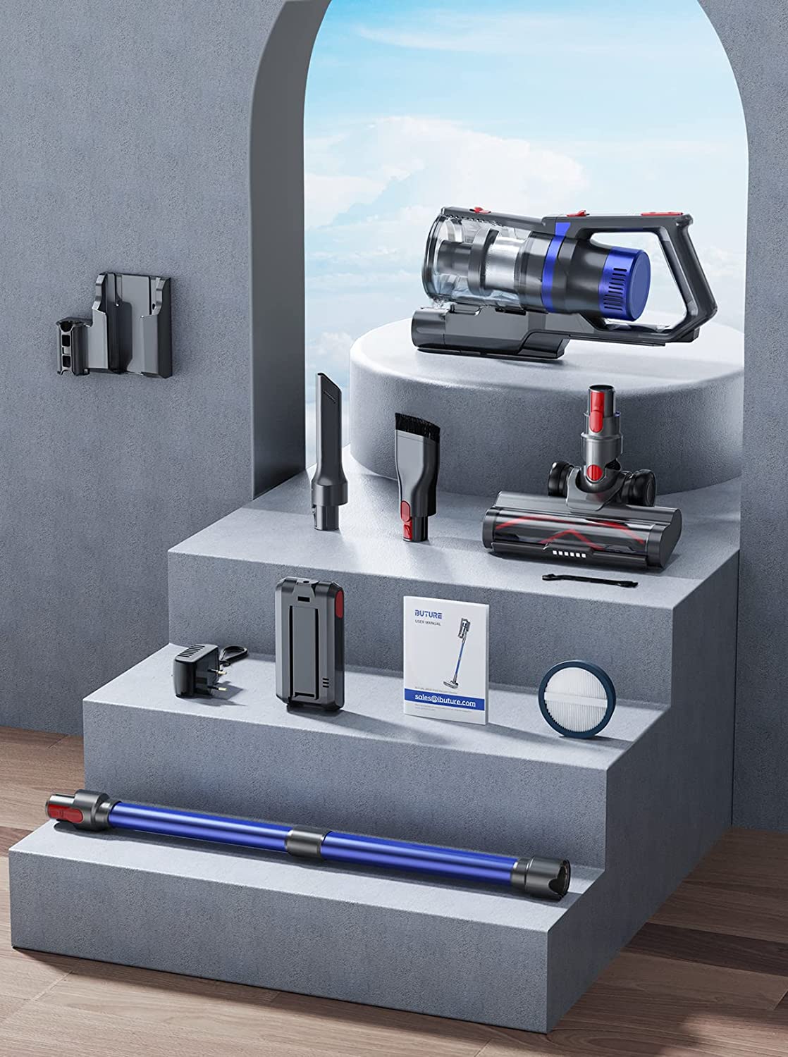 Buture JR500 Cordless Vacuum