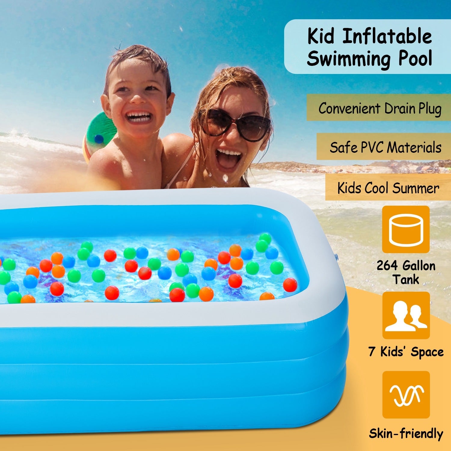 Inflatable Swimming Pools Family Swim Play Center