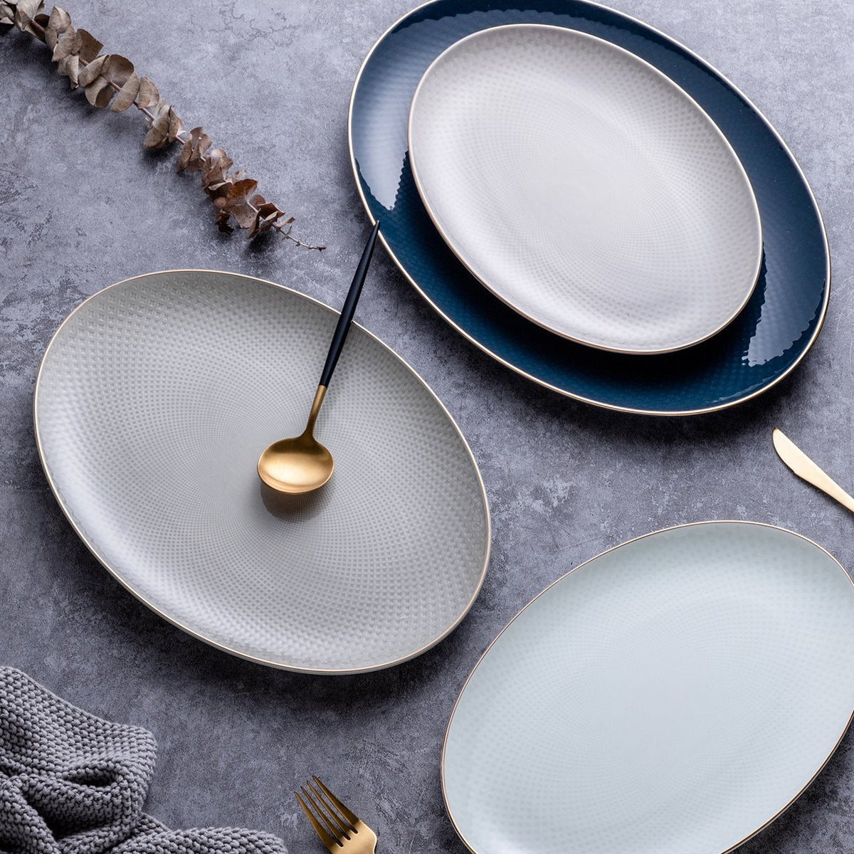 Camille Bone China Serving Platter