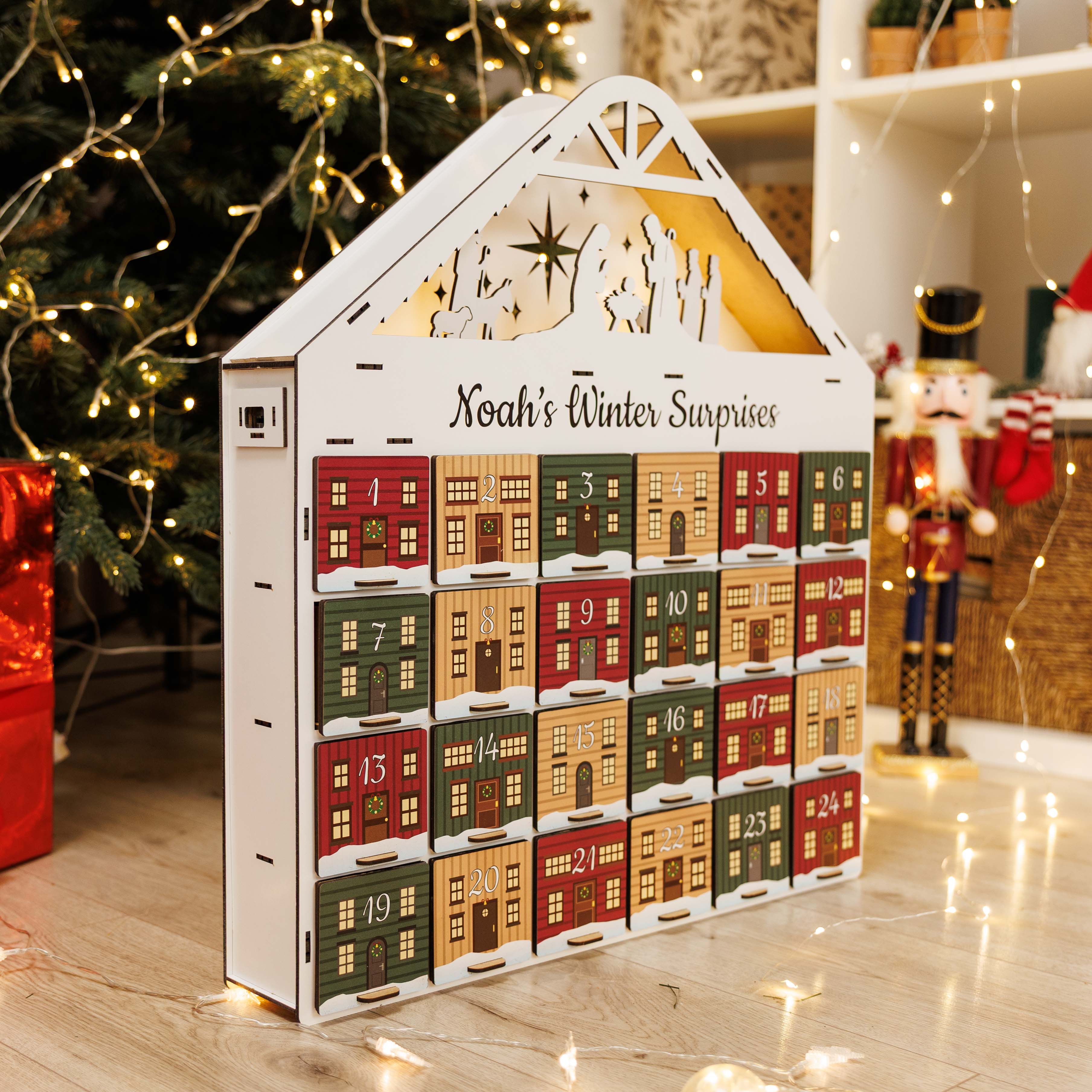 Christmas Advent Calendar - Colored
