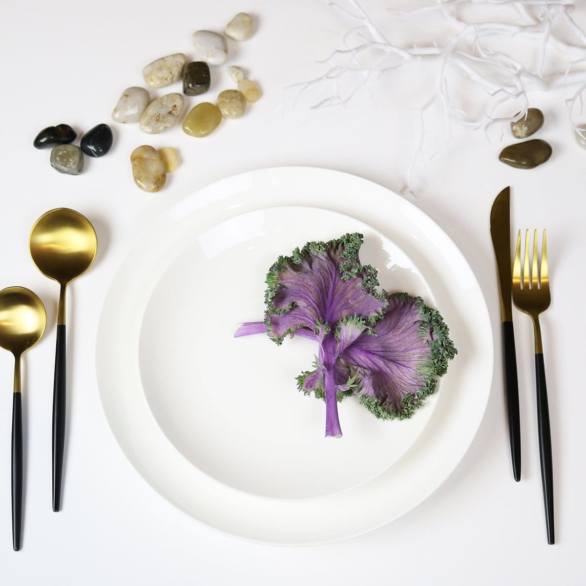 Angelic White Dinner Plates - Set Of 4
