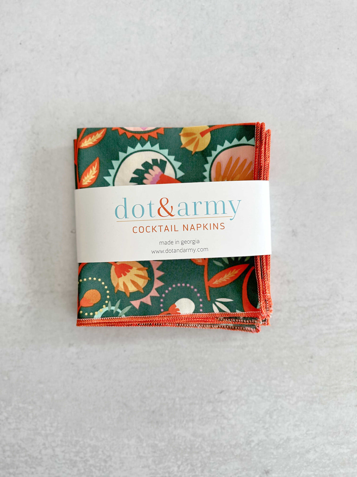 Desert Bloom Cloth Napkins, Set of 4