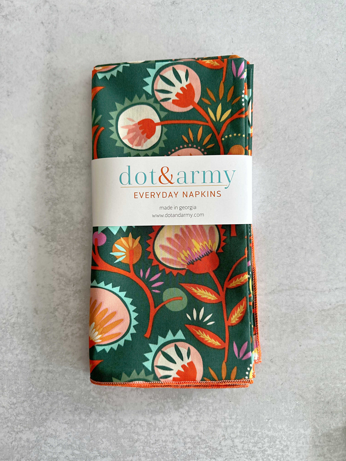 Desert Bloom Cloth Napkins, Set of 4