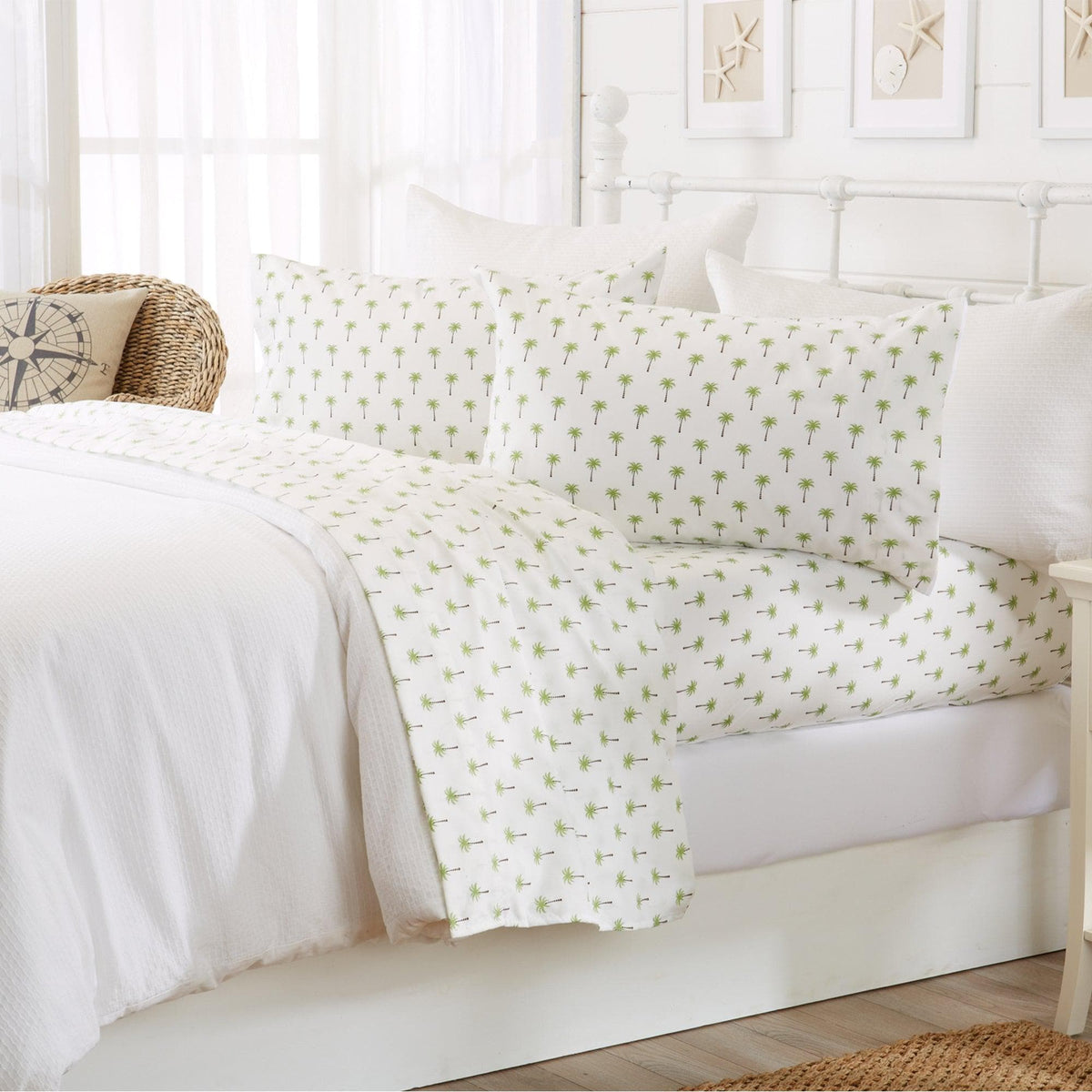 4-Piece Coastal Microfiber Sheet - Newport Collection