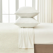 4-Piece Interlock Microfiber Sheet Set - Mackenna Collection