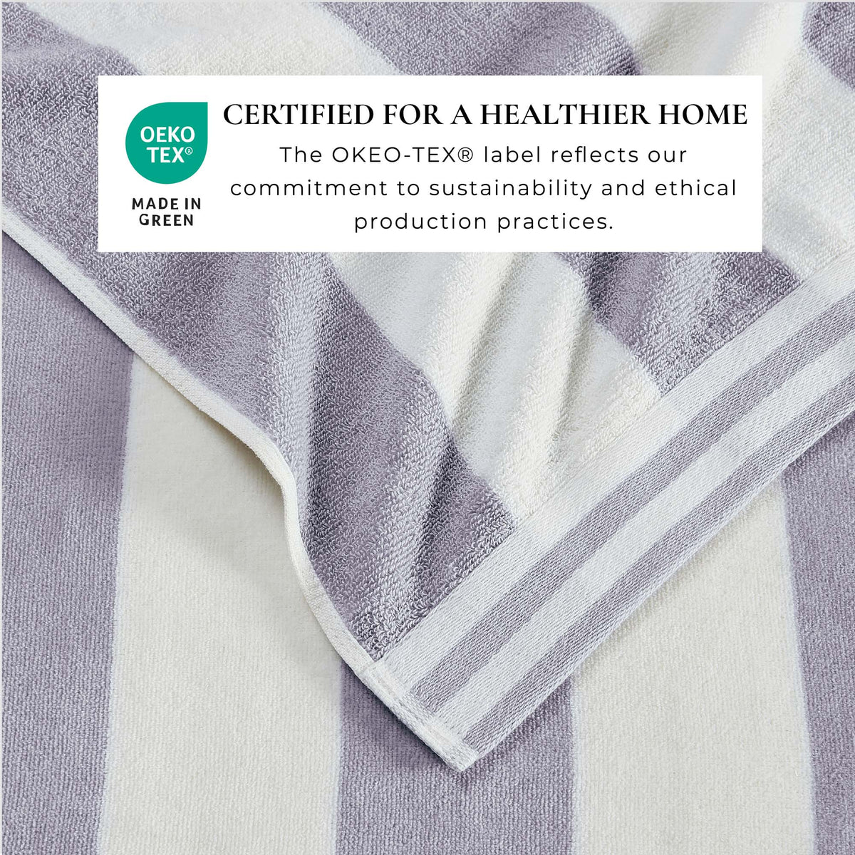 Oversized Striped Cabana Beach Towel - Edgartown Collection