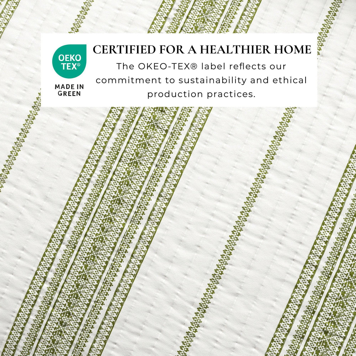 3-Piece Stripe Quilt - Wesley Collection