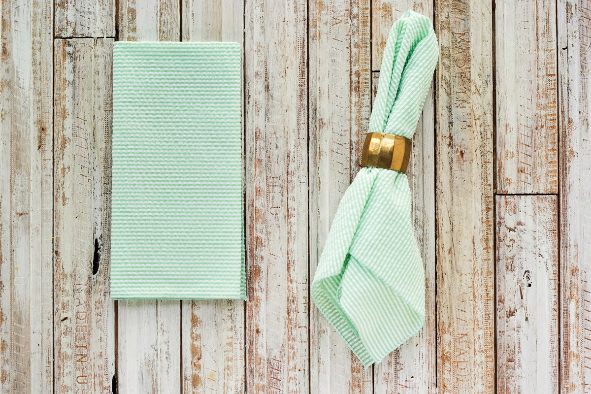 Seersucker Everyday Napkins, Set of 4